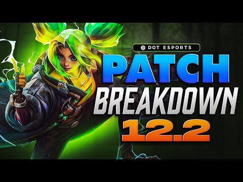League of Legends Patch 12.2 BUFFS and NERFS | Zeri, Janna, Lulu, Tahm Kench, and more