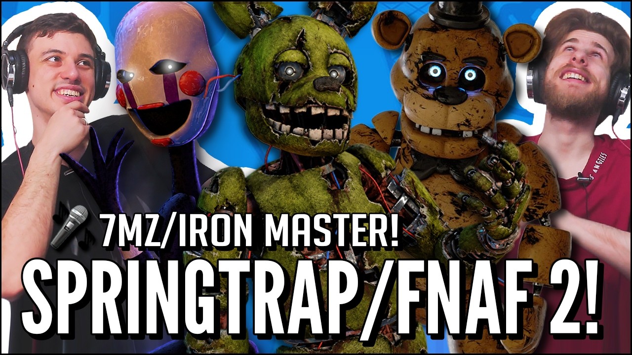 O 7 MINUTOZ e o IRON MASTER MANDARAM MUITO! AGONIA (SPRINGTRAP) e FNAF 2 Nunca pare a canção