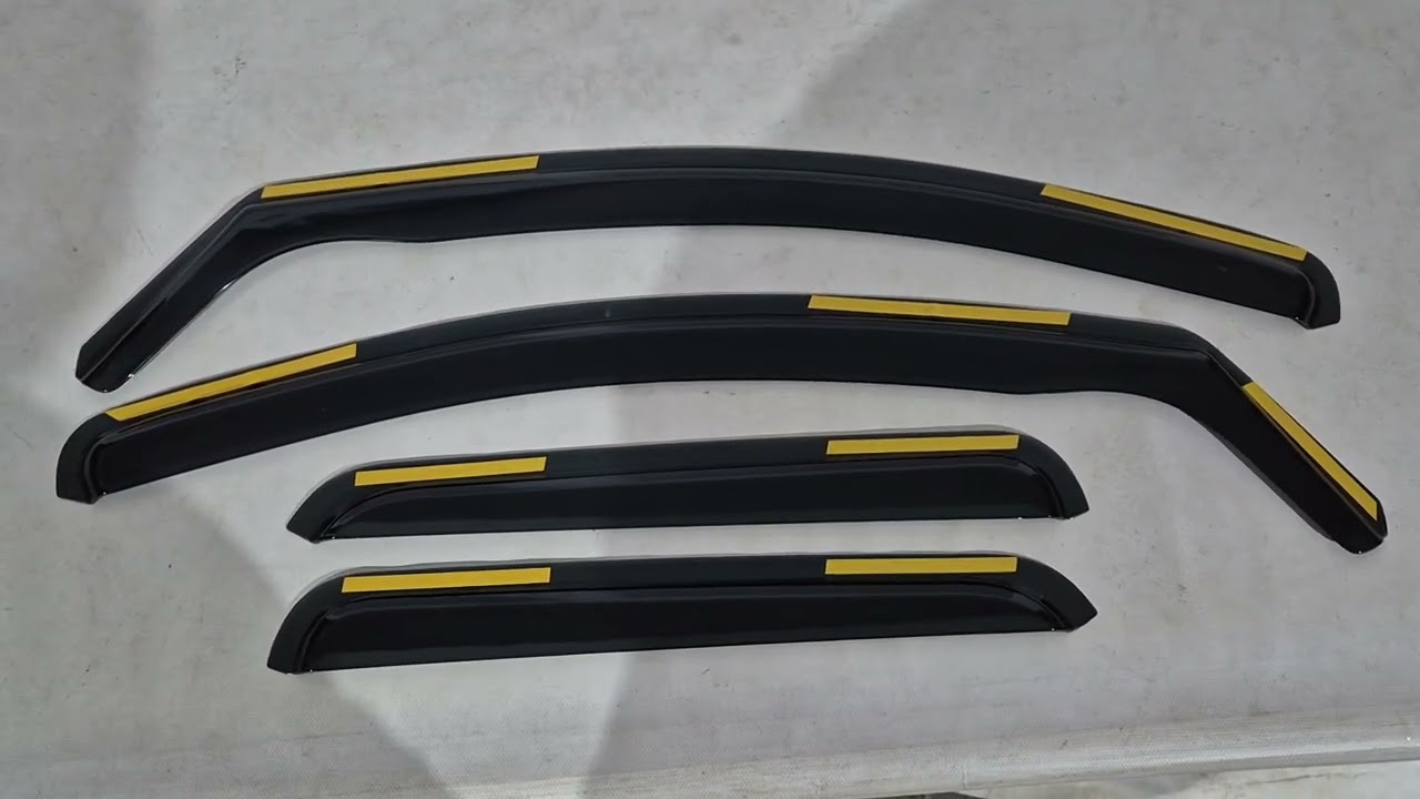 Вставные ветровики Niken Luxury (4 шт) Video 1