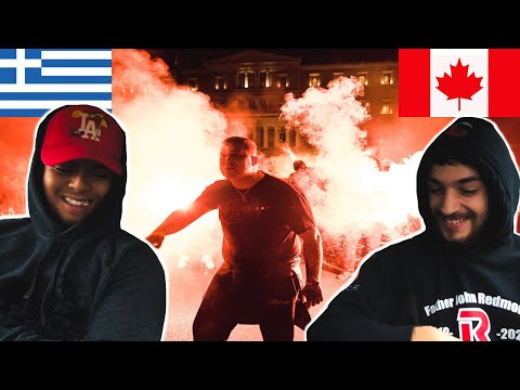 CANADIANS REACT TO GREEK RAP - Immune - Funeral (Official Music Video)