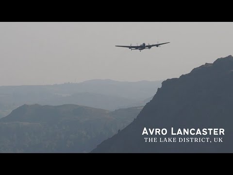 Avro Lancaster WW2 Bomber Low-Level Through The Lake District LFA17 Cumbria UK 06/09/24 -  [4K] UHD
