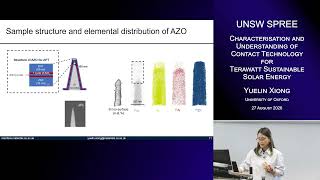 UNSW SPREE 2026-08 27 Yuelin Xiong - Characterisation and Understandin