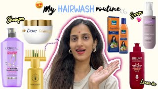 😍*UNDER Rs 1000 /- *  Full Hairwash Routine 💆‍♀️ ~ Favs of mine 💖