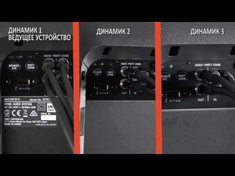 Музыкальный центр Sony GTK-XB7 видео 3