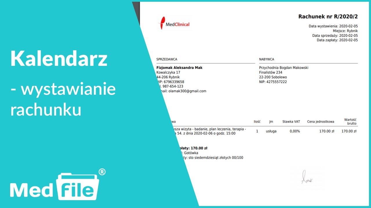 Wystawianie rachunku