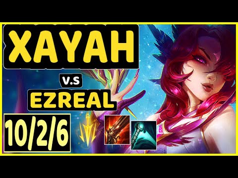 OMOK KING (XAYAH) vs EZREAL - 10/2/6 KDA BOTTOM ADC GAMEPLAY - NA Ranked GRANDMASTER
