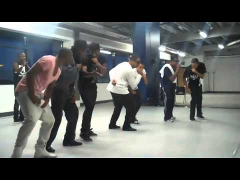 JLS Choreographer Leon Petit teaching the The Jackson’s & JLS