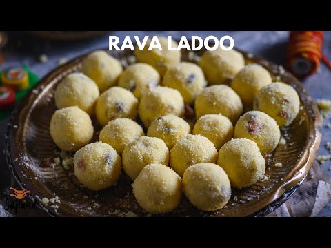 Rava Ladoo Quick and Easy Recipe | How to Make Rava Ladoo for Ganesha Chaturthi| Melt in Mouth Ladoo