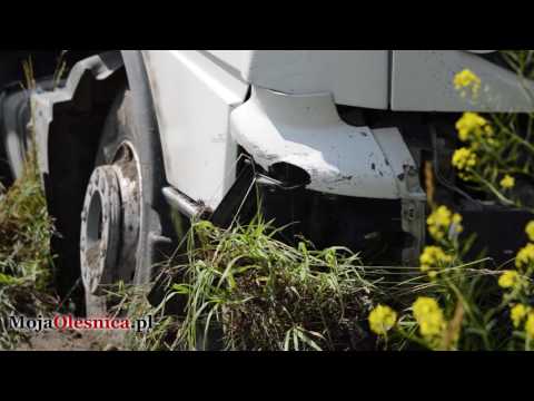 15.06.2016 Wypadek pod Dąbrową (gm. Oleśnica)