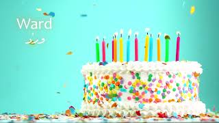 Happy birthday ward سَنة حِلْوَة يا ورْد
