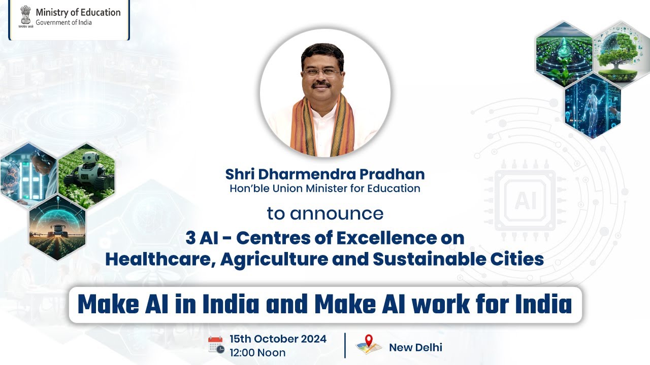 Live Event Announcing Establishment of 3 Centres of Excellence (CoE)
