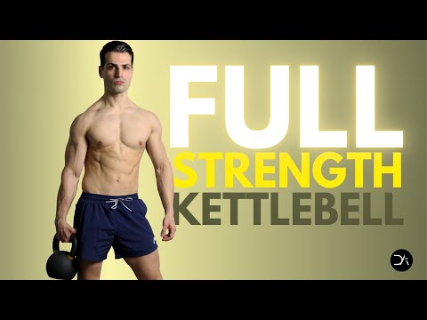 40 min FULL BODY STRENGTH Kettlebell Workout | Superset