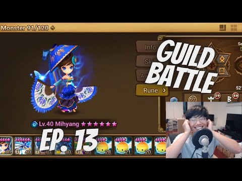 I Tried Using My Rage Mihyang and Blue-Shen (Sian) - Summoners War