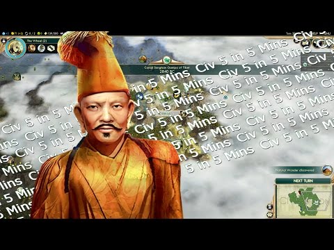 Civ 5 in 4 Mins: Be Tibet - a Mod - Sid Meier's Civilization V Brave New World LP Summary