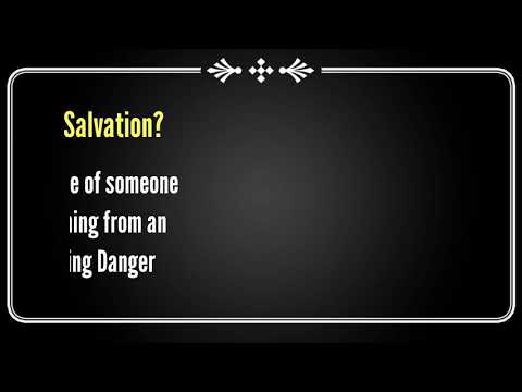 Basic study on Soteriology 8th @Doctrine/ Salvation