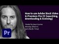 How to use AdobeStock Video in Premiere Pro (search, download & license) How to use AdobeStock Video in Premiere Pro (search, download & license)