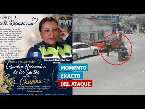 Este es el momento exacto en que atacan a agente de tránsito en Salamá