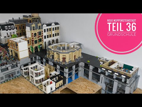 Neue Noppensteinstadt - Teil 36 Grundschule // BlueBrixx Lego