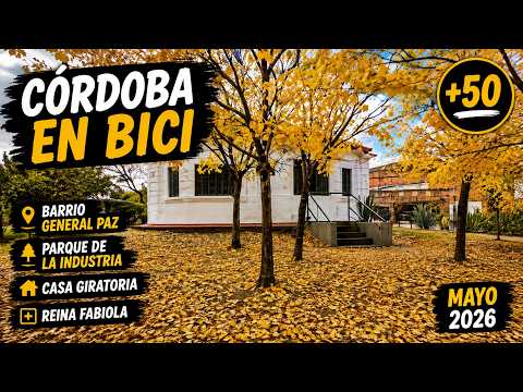 Córdoba en Bici +50 Barrio General paz, Parque de la Industria, Casa Giratoria, Reina Fabiola