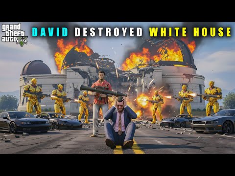 GTA 5 : DAVID'S DANGEROUS ATTACK ON WHITE HOUSE || BB GAMING