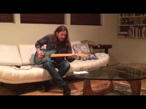 Guitar Test -- 1985 Fender Blue Floral Telecaster --  Kyle T Sullivan