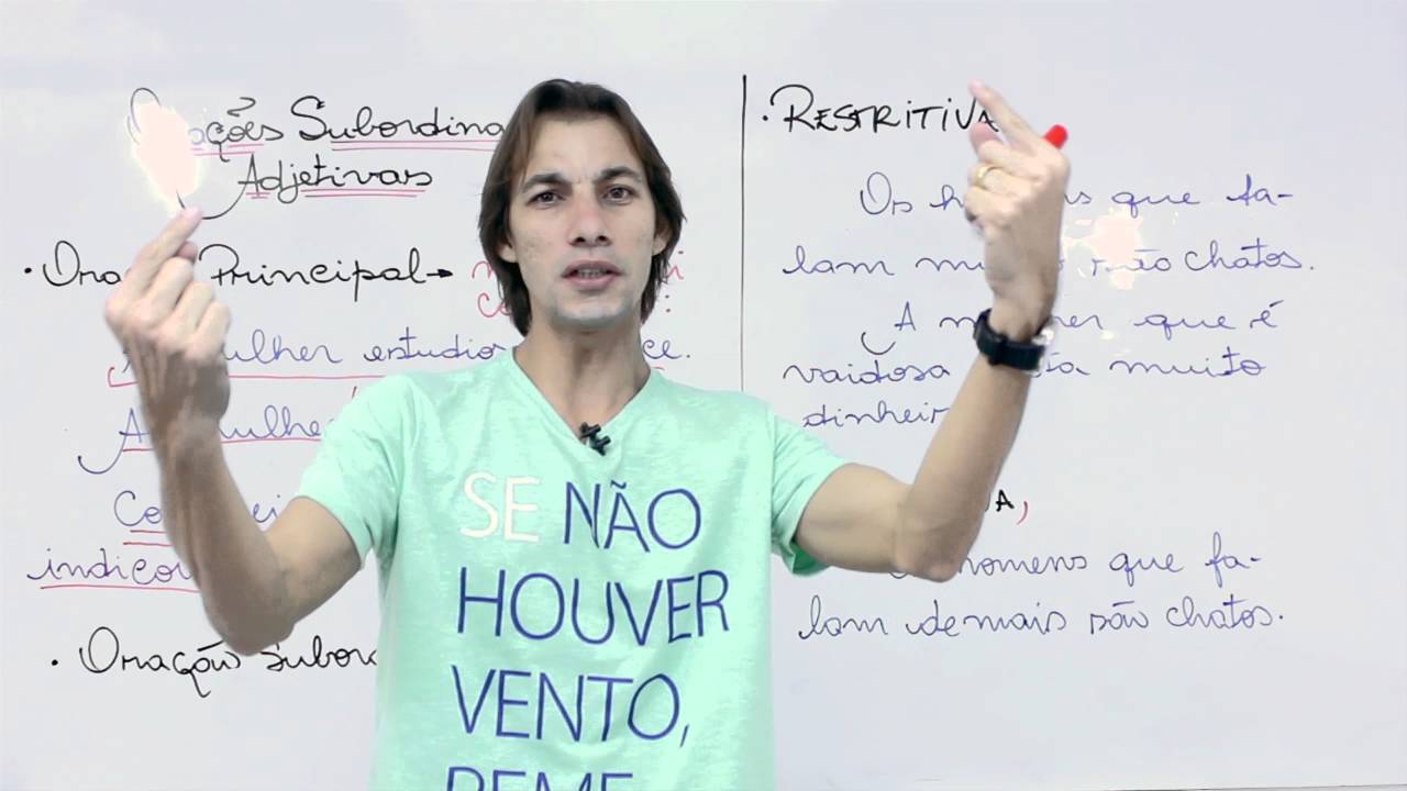 Orações subordinadas adjetivas