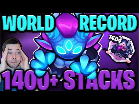 Demon Hunter Reaches GOD MODE – 1400+ Stacks! 🔥| Rush Royale