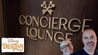 Disney Destiny Concierge - A Whole New Cruise! Embarkation, Room Tour, Concierge Lounge!