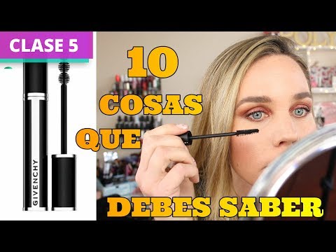 10 Cosas que DEBES SABER de tu MÁSCARA DE PESTAÑAS / Clase 5 Video