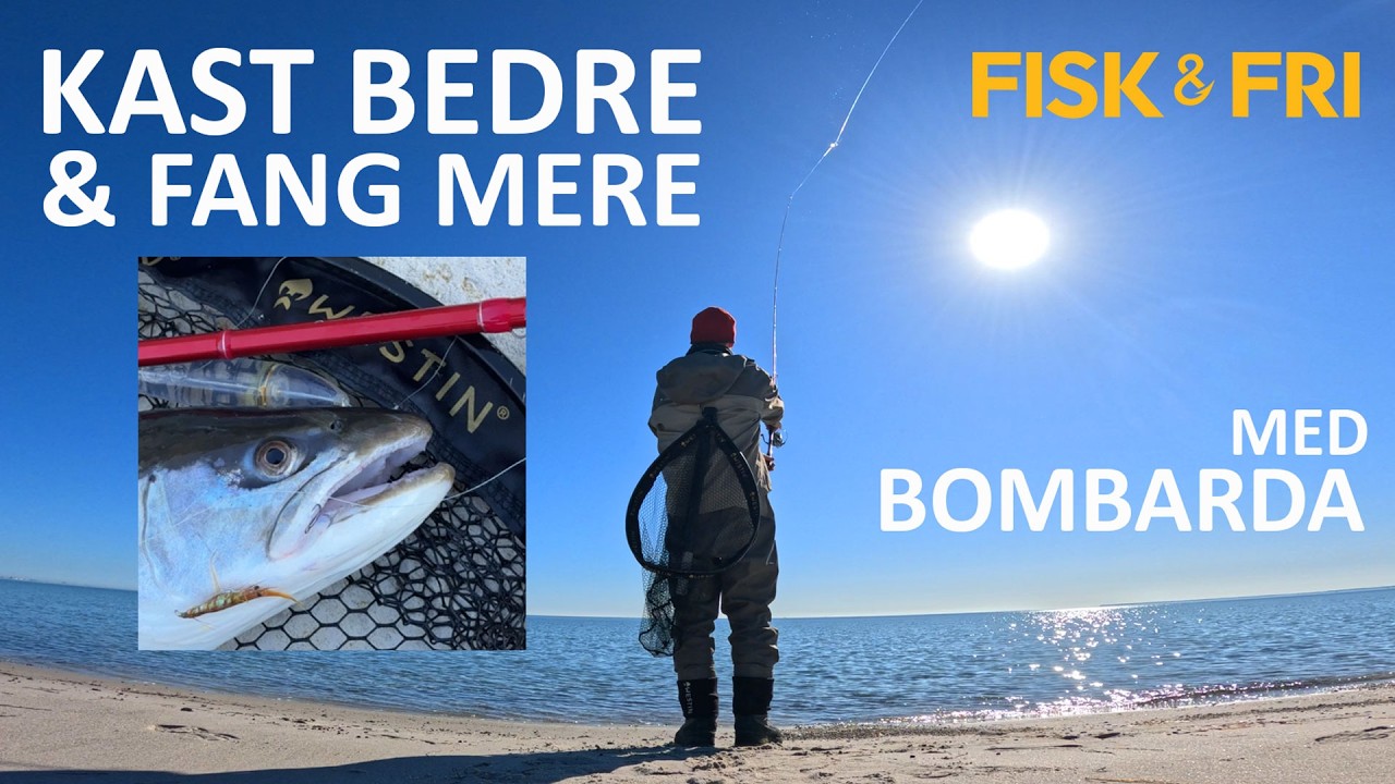 NY VIDEO: KAST BEDRE OG FANG FLERE HAVØRREDER MED BOMBARDA PÅ KYSTEN