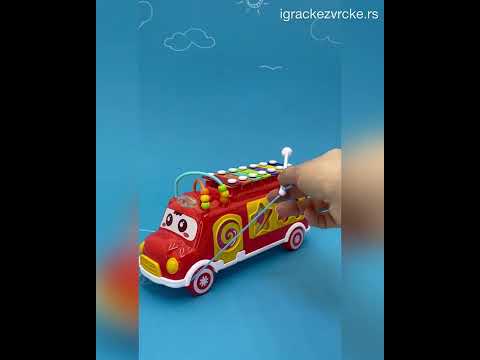 Metalofon za bebe igračka MAGIČNI BUS