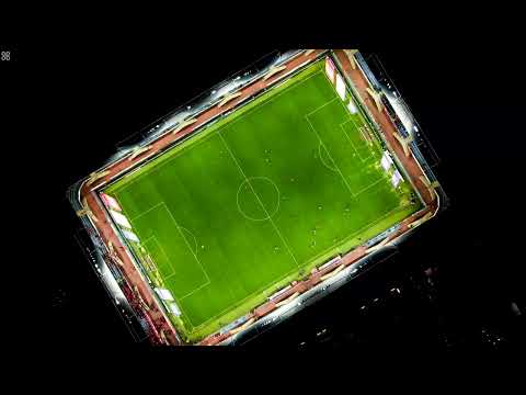 Piast Gliwice - Widzew Łódź 1:2 /ujęcia z drona