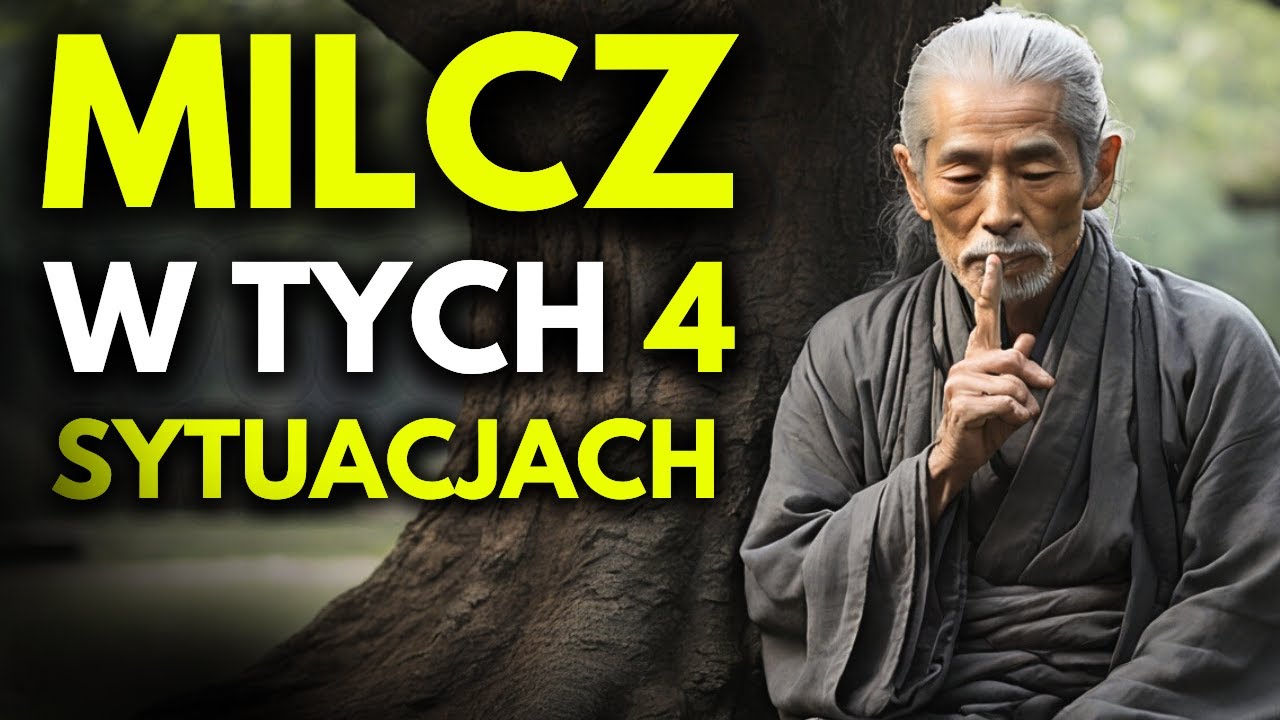 Zawsze MILCZ w Tych 4 Sytuacjach | Nauki Buddyzmu Zen