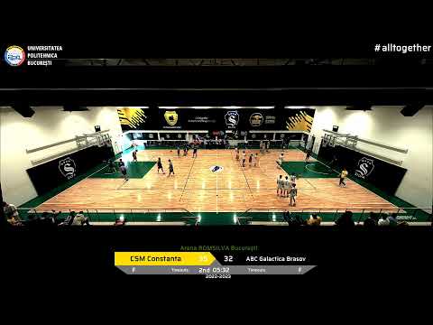 LIVE 🏀 TF U18 CSM Constanta vs ABC Galactica Brasov