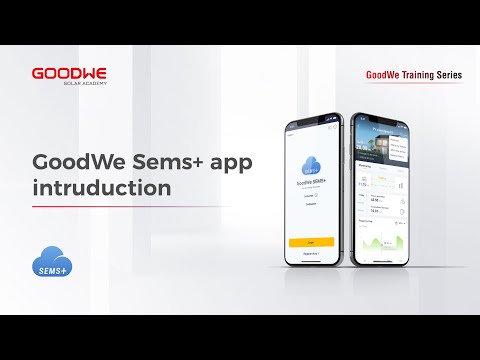GoodWe Sems+ app introduction