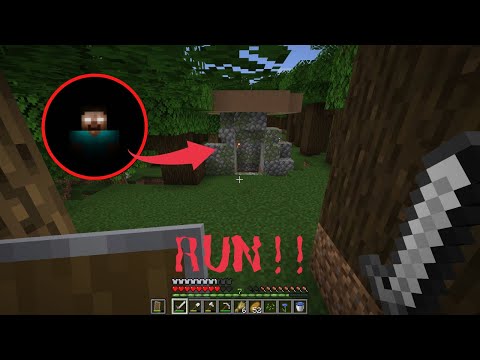 If you see this delete your Minecraft world!! |Playing on Herobrine seed| season 1 ep 3(Gone wrong).