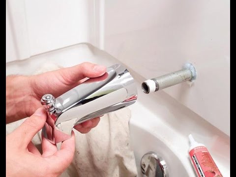 How to replace a bathtub spout