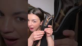 Trying a automatic curler for the first time #haircurls #curlingiron