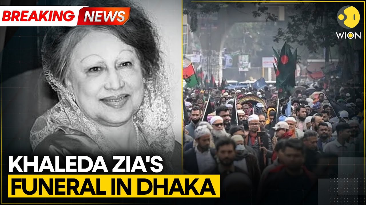 Former Bangladesh PM to Laid to Rest; S. Jaishankar Takes Part in Funeral | WION BREAKING