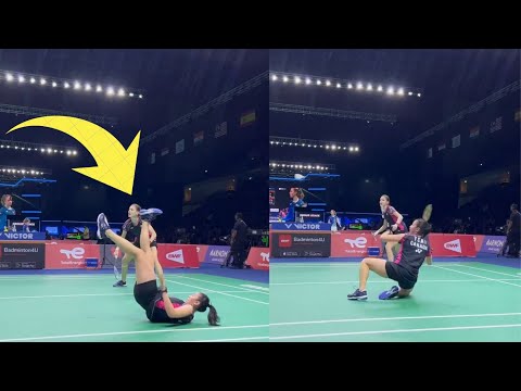 What a match ‼️ All out play from Women's Double Canada Honderich and Tsai