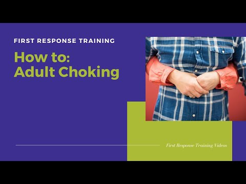 How to: Adult Choking