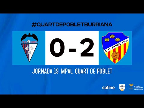 UD Quart De Poblet 0-2 CD Burriana| Resumen J19 | Lliga Comunitat Nord