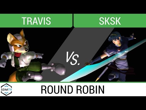 Melee @ LDL 29 - Travis (Fox) vs. 12YAN | SkSk (Marth) - SSBM Round Robin - Smash Melee
