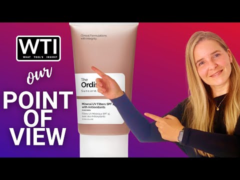 The Ordinary Mineral UV Lotion - WTI product video review
