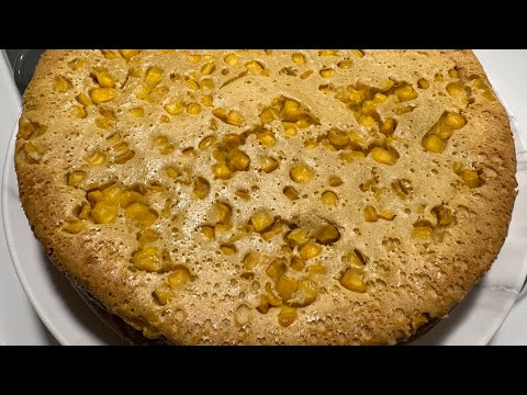 RECETA DE PAN DE ELOTE USANDO LA LICUADORA Y MUY FÁCIL DE HORNEAR | CORN BREAD RECIP