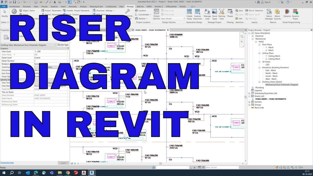 Revit Tutorial: How To Insert Schematic In Revit