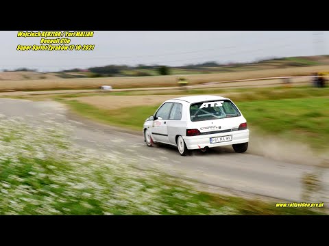 Wojciech KĘDZIOR / Yuri MALIAR - Renault Clio - Super Sprint Żyraków 17-10-2021