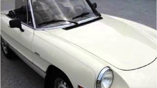 preview picture of video '1982 Alfa Romeo Spider Used Cars South Burlington VT'