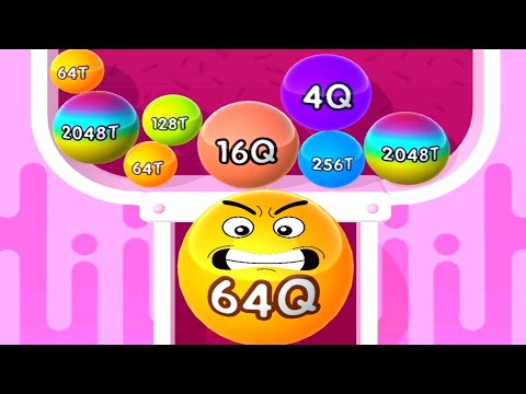 Satisfying ASMR 2048 balls 3D Unlock 64Q