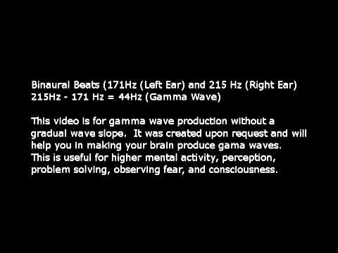 Pure Binaural Beats - Gamma brain waves